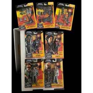 FINAL FACTION Action Figures Toys Alpha Team 1 Accessories Lot of 7 NEW
